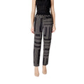 Jacqueline De Yong Black Viscose Pant