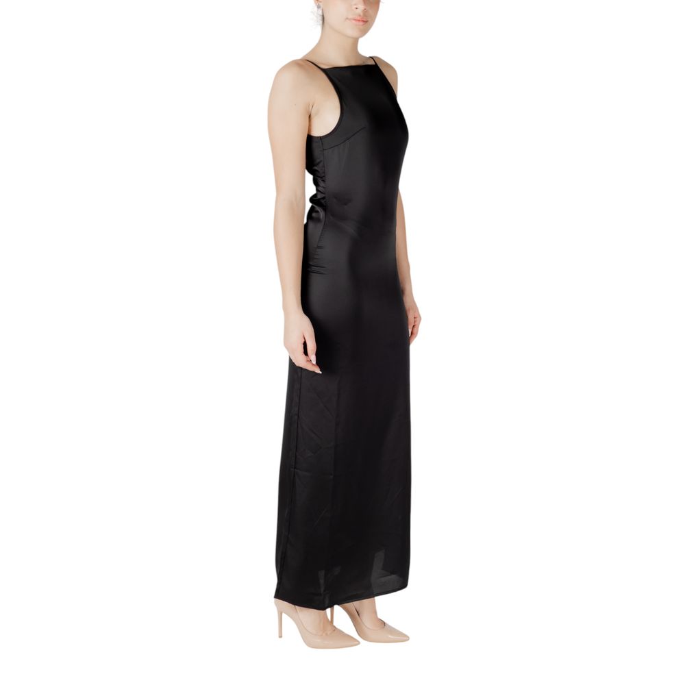 Only Black Recycled Polyester Long