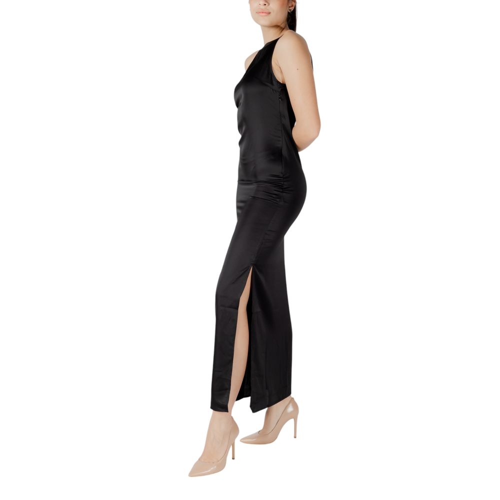 Only Black Recycled Polyester Long