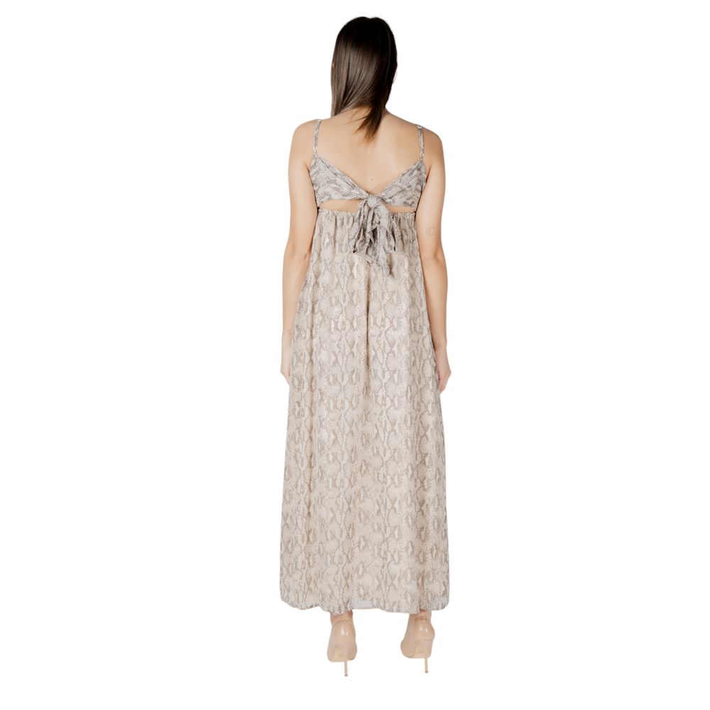 Only Beige Recycled Polyester Long