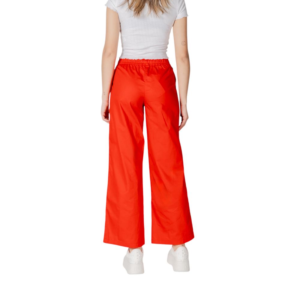 Only Red Cotton Pant