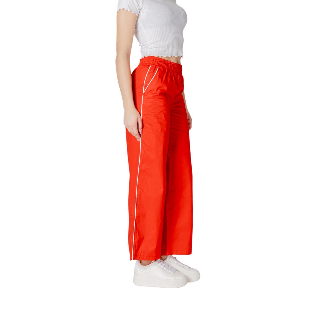 Only Red Cotton Pant