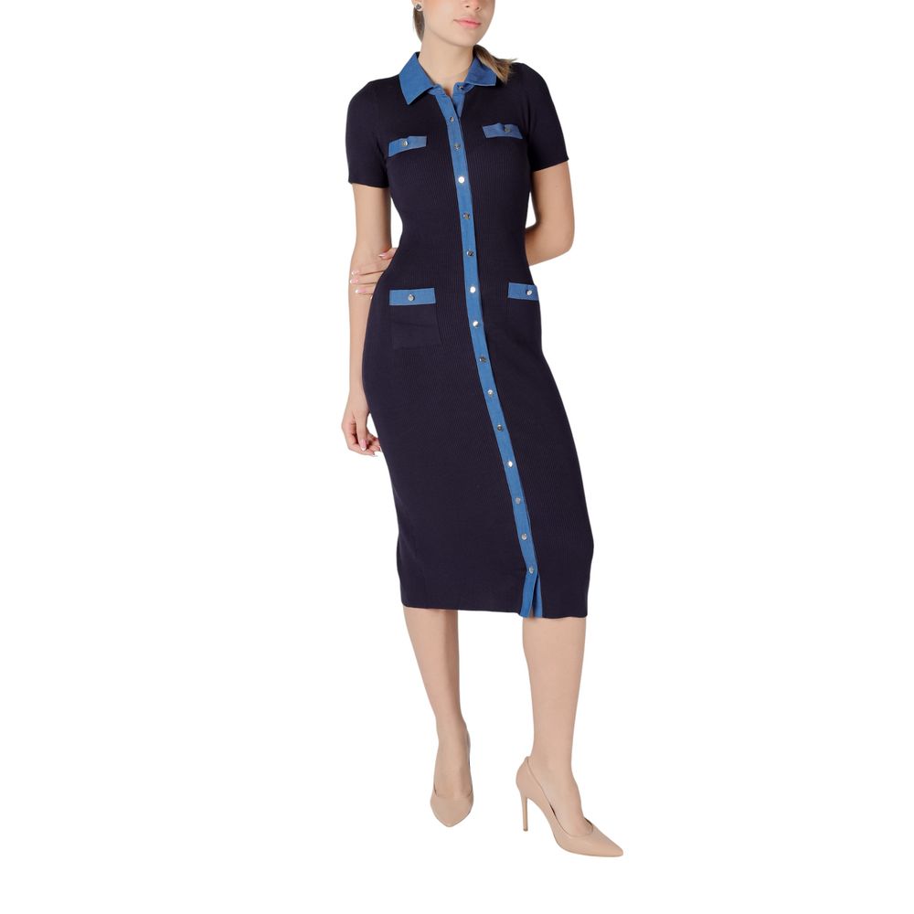 Morgan De Toi Blue Viscose Long