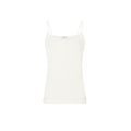 Morgan De Toi Cream Cotton Tank Top
