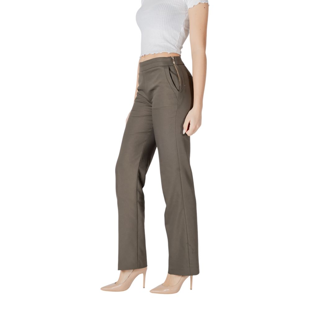 Morgan De Toi Green Cotton Pant