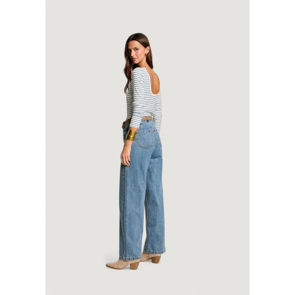 Morgan De Toi White Viscose Long Sleeve