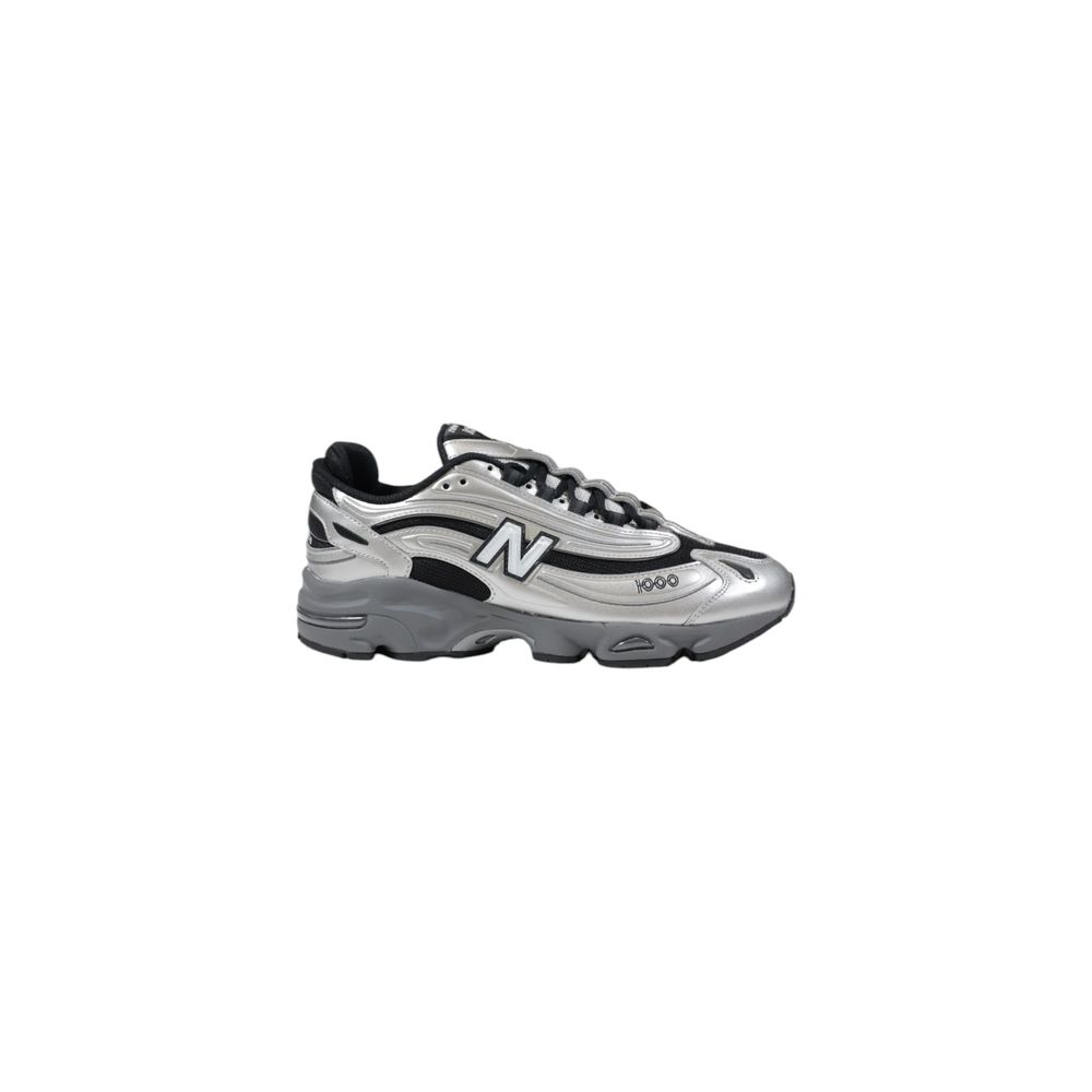 New Balance Silver Synthetic Sneaker
