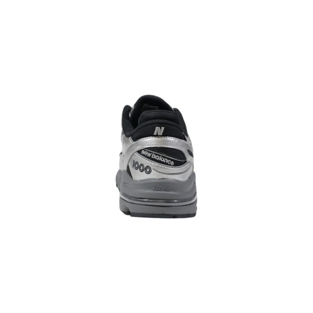 New Balance Silver Synthetic Sneaker