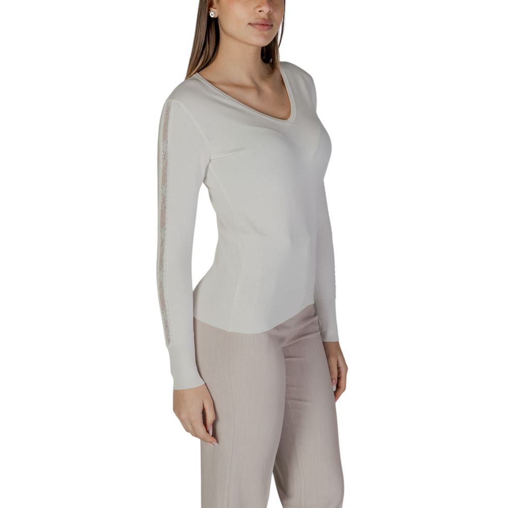 Street One Cream Viscose Long Sleeve