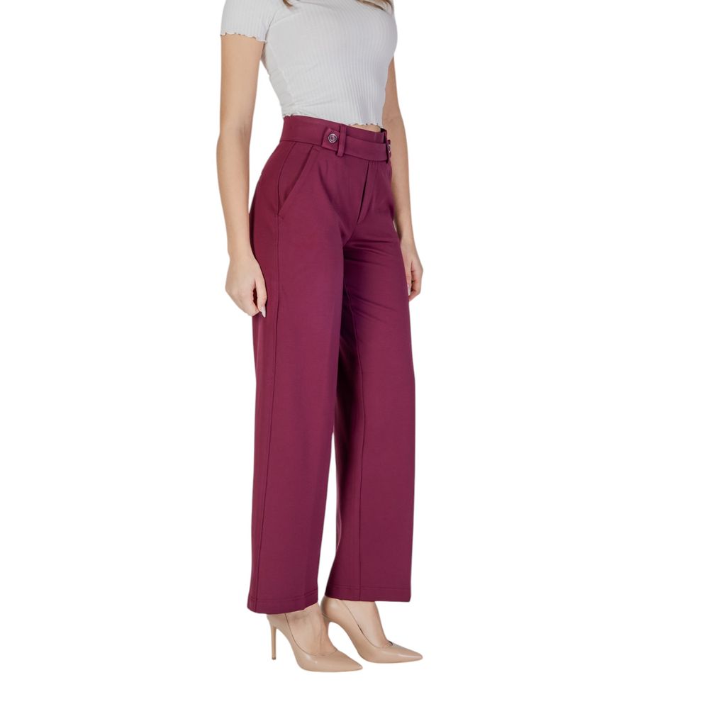 Street One Purple Viscose Pant