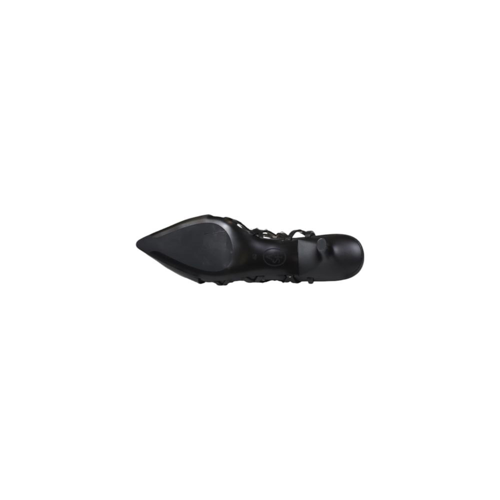 ASH Black Leather High Heel