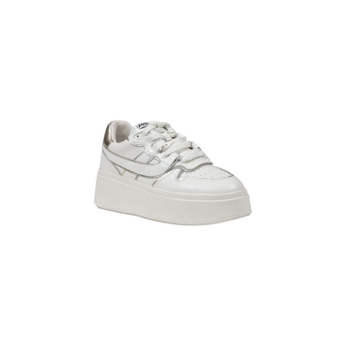 Zapatilla de cuero blanca ASH