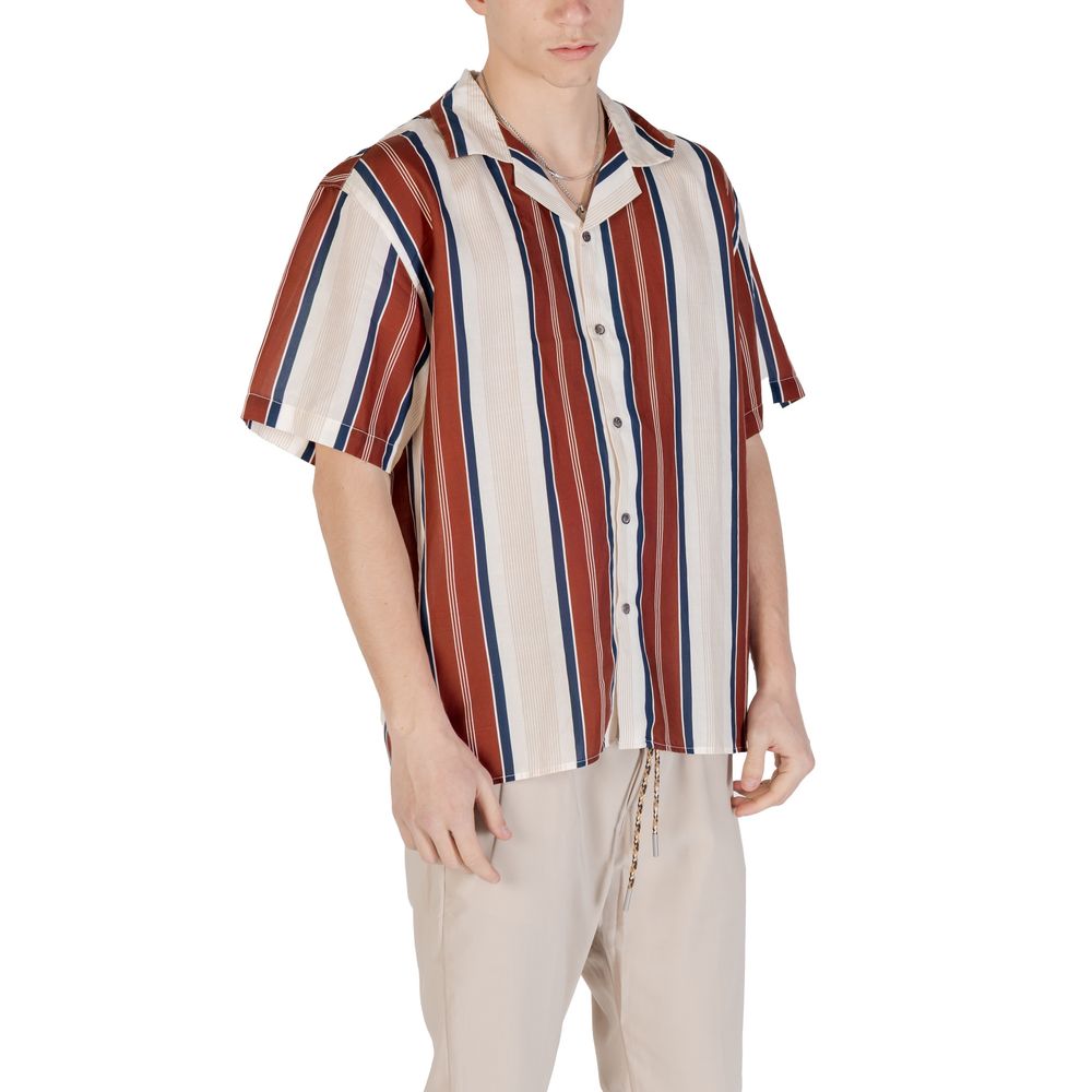 Gianni Lupo Beige Linen Shortsleeve