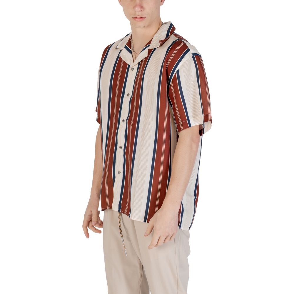 Gianni Lupo Beige Linen Shortsleeve