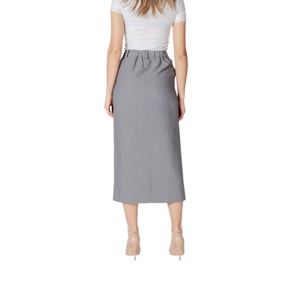 ICHI Gray Polyester Long