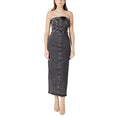 ICHI Black Cotton Midi
