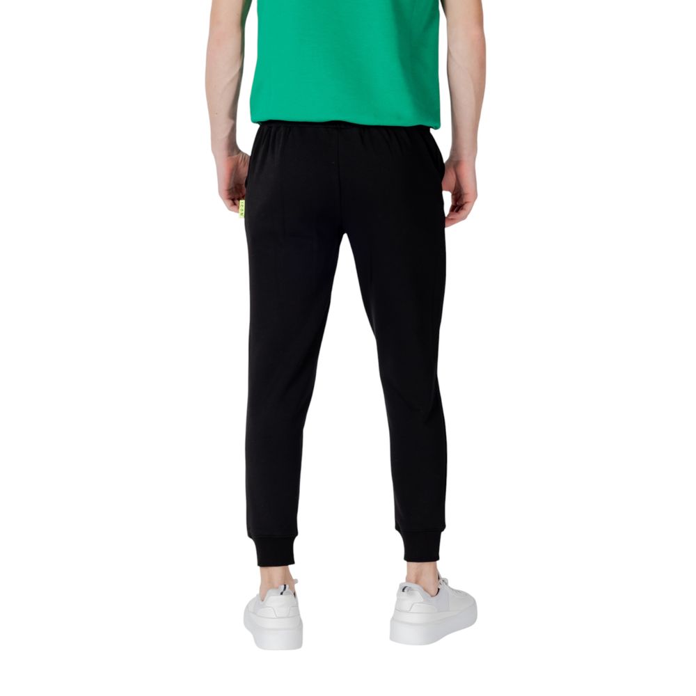 Icon Black Cotton Joggers Workout Pant