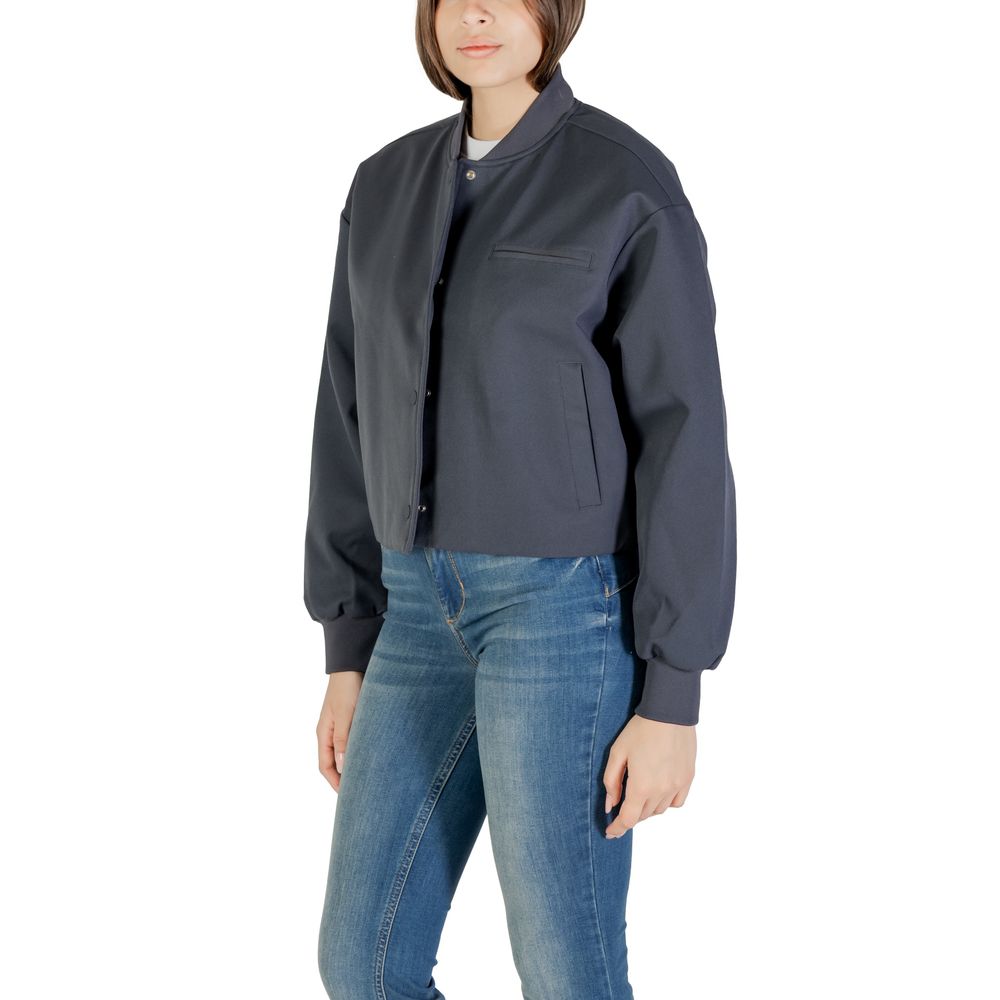 Calvin Klein Jeans Gray Recycled Polyester Jackets & Coat