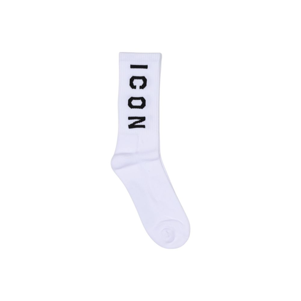 Icon White Cotton Sock