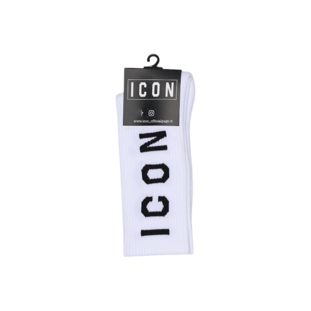 Icon White Cotton Sock