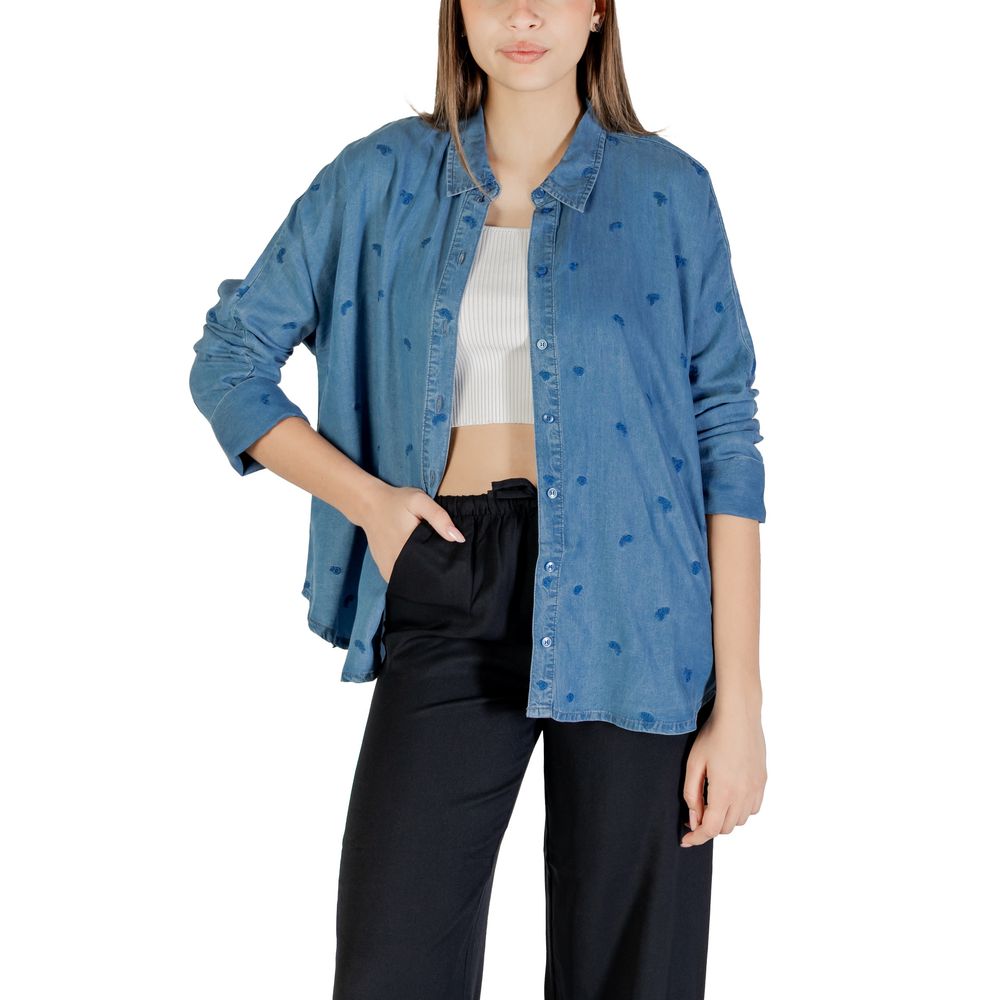 Only Blue Tencel Shirt