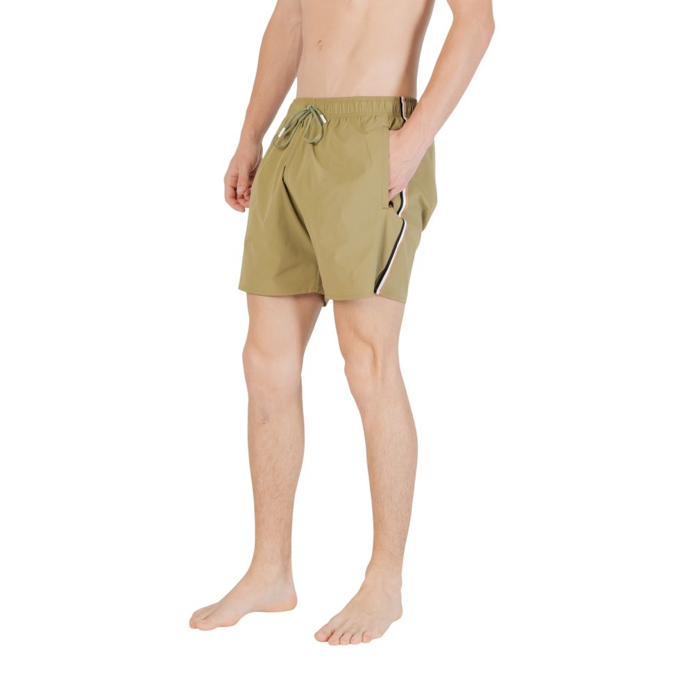 Hugo Boss Green Polyester Swim Short