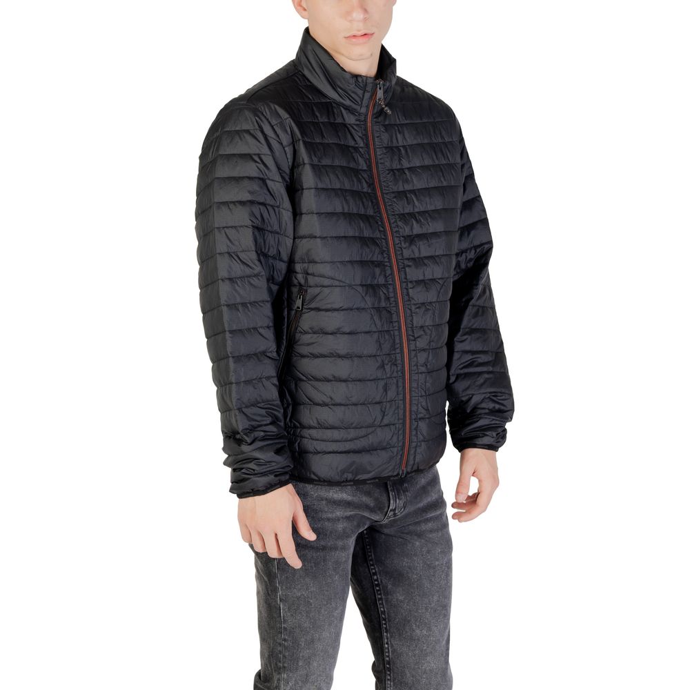 Napapijri Black Polyamide Jackets & Coat