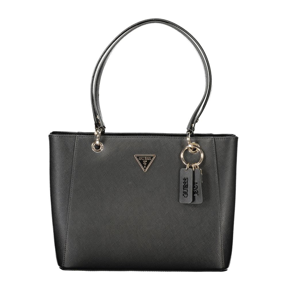 Guess Jeans Black Polyethylene Handbag