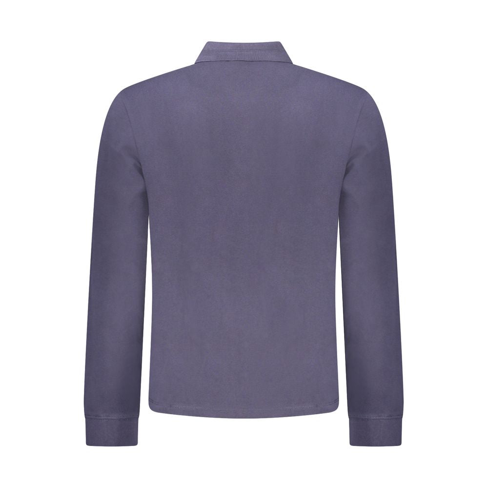 Napapijri Blue Cotton Men Polo Shirt
