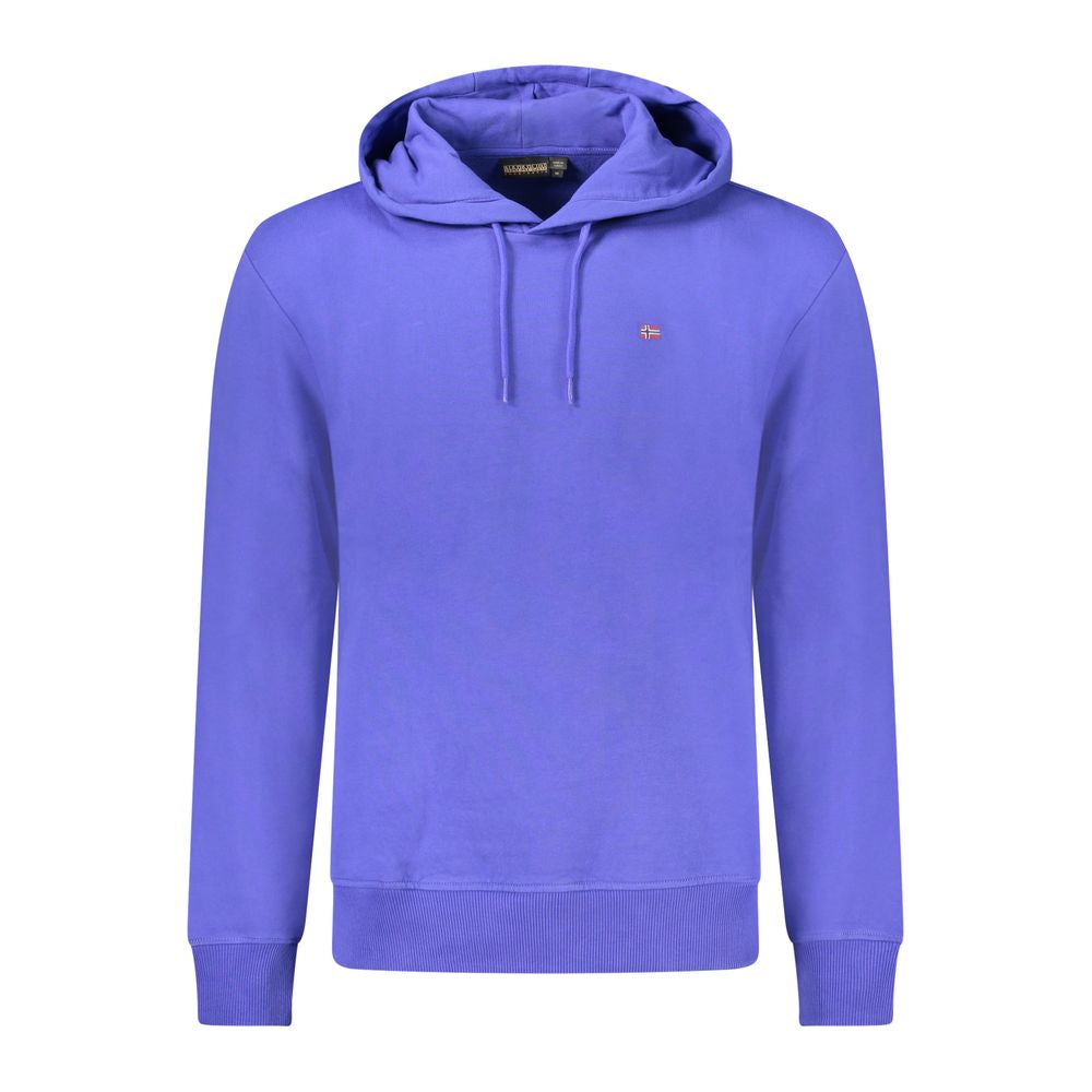 Napapijri Blue Cotton Men Sweater