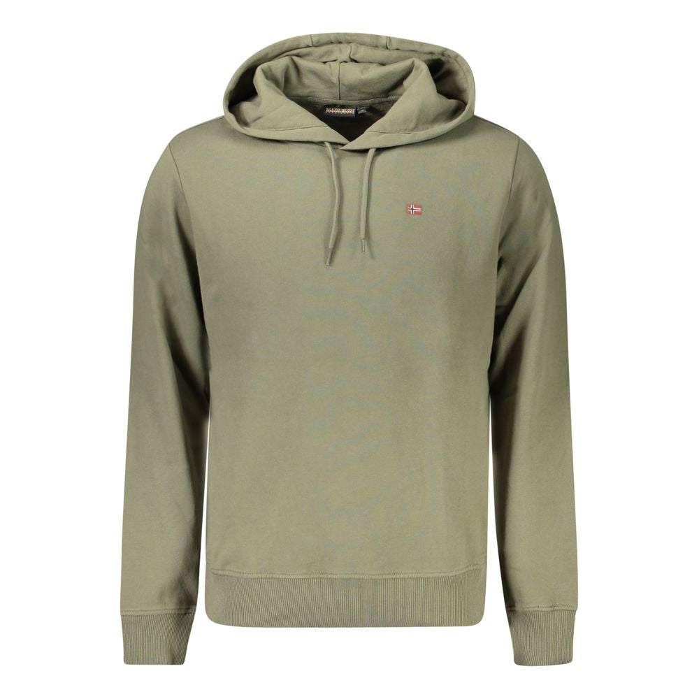 Napapijri Green Cotton Men Sweater