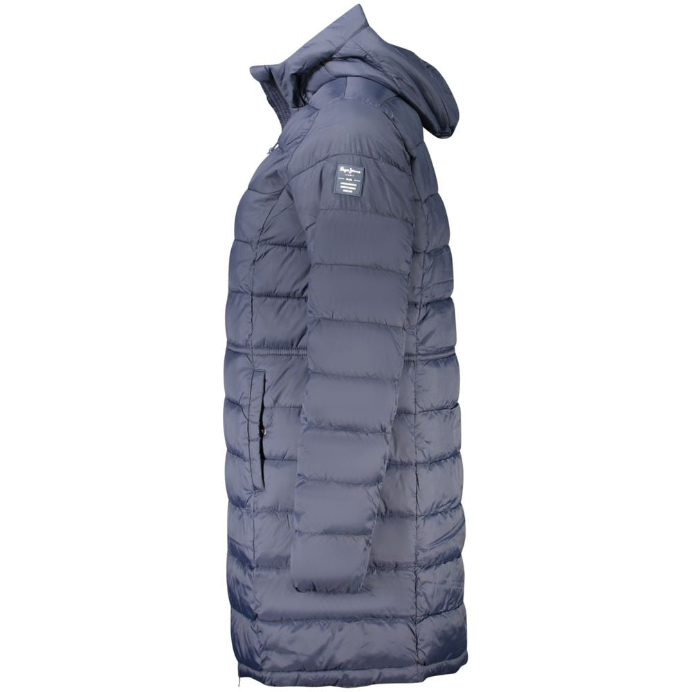 Pepe Jeans Blue Polyamide Women Jacket