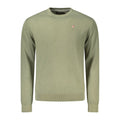 Napapijri Green Cotton Men Sweater