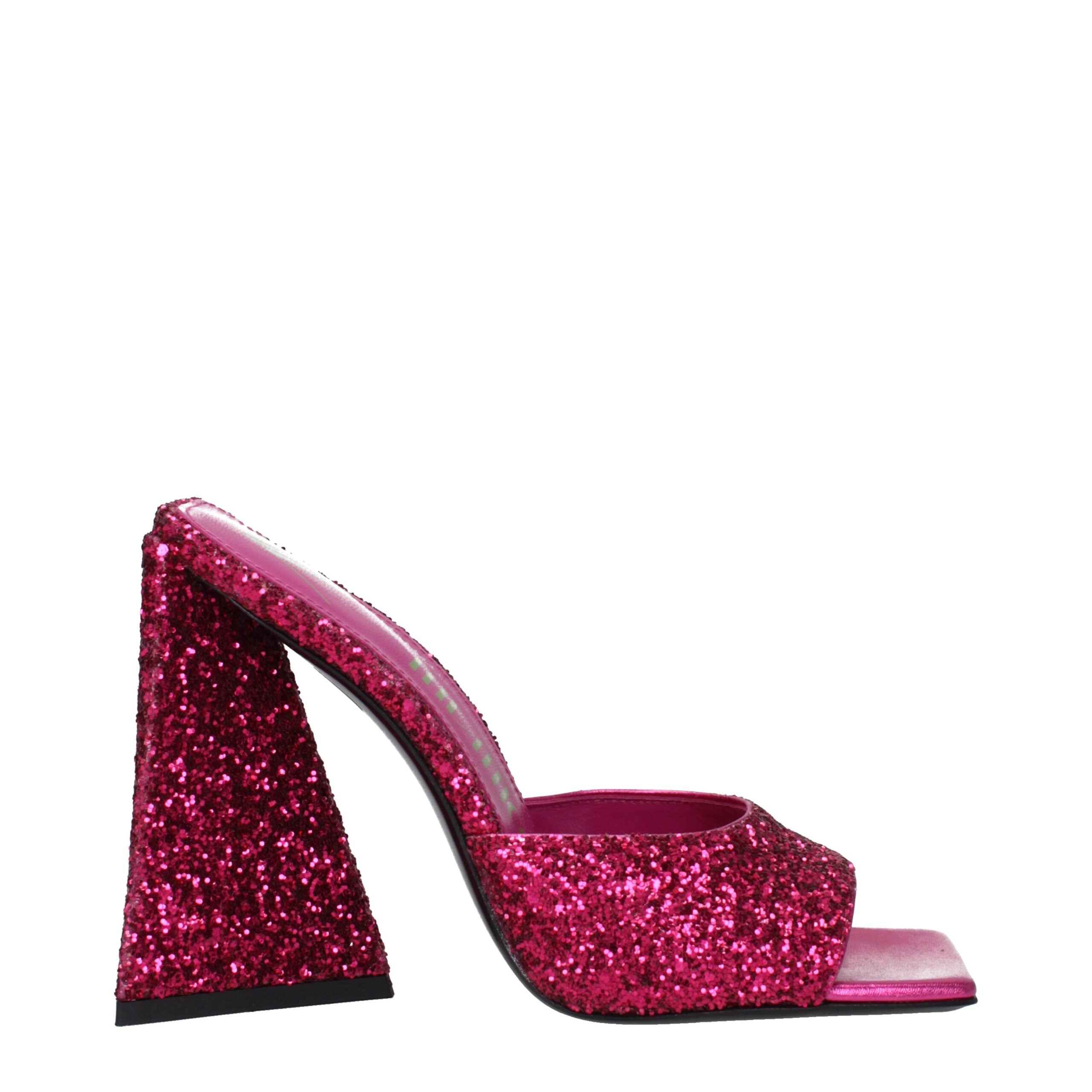 The Attico Pink Plastic Platforms