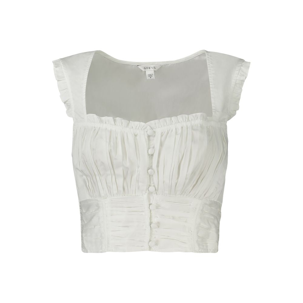 Guess Jeans White Cotton Shirt