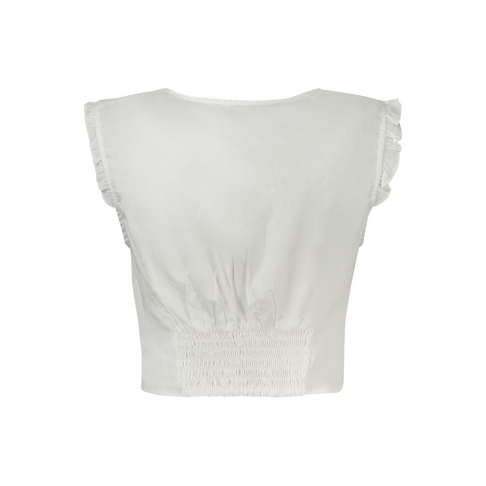 Guess Jeans White Cotton Shirt