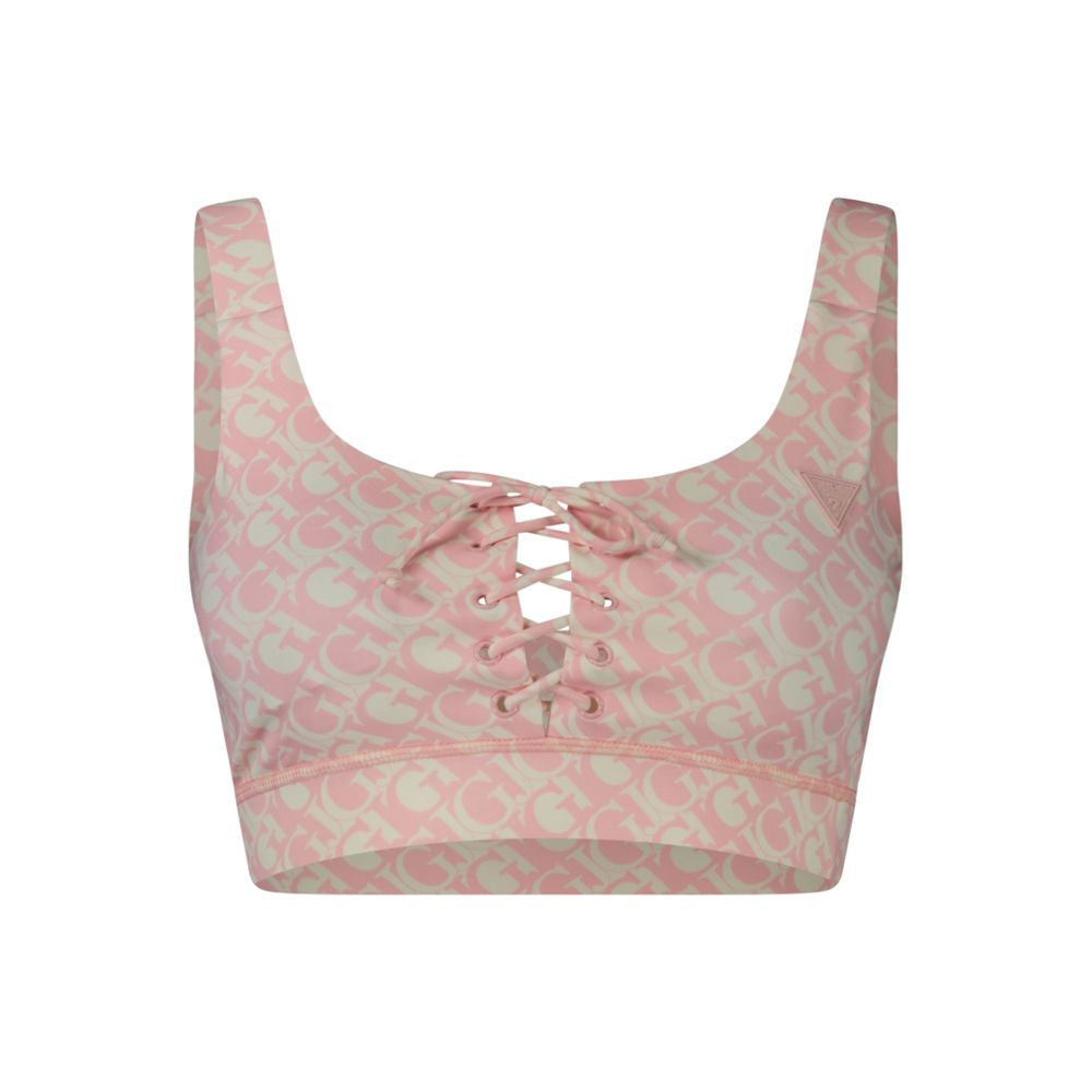 Guess Jeans Pink Polyester Shirt