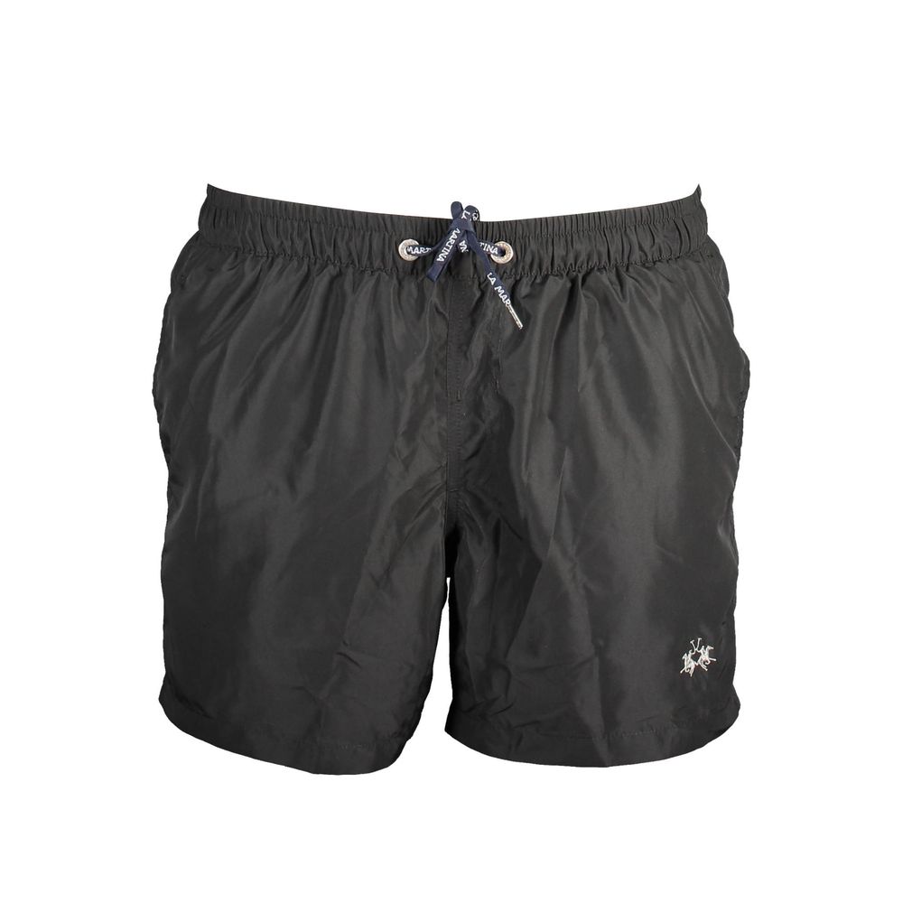 La Martina Black Polyester Swimwear