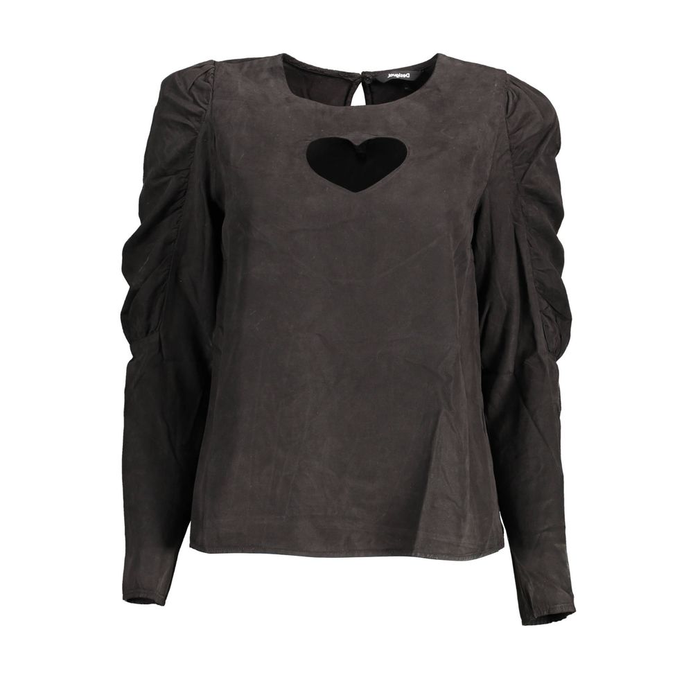 Camisa de liocel negra Desigual
