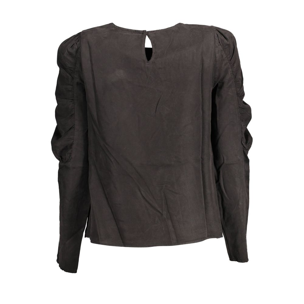 Camisa de liocel negra Desigual