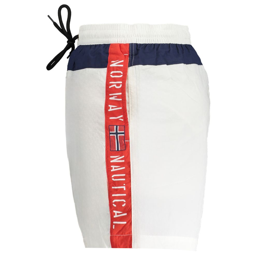 Norway 1963 White Polyester Swimwear