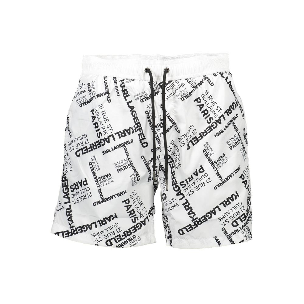 Karl Lagerfeld White Polyester Swimwear