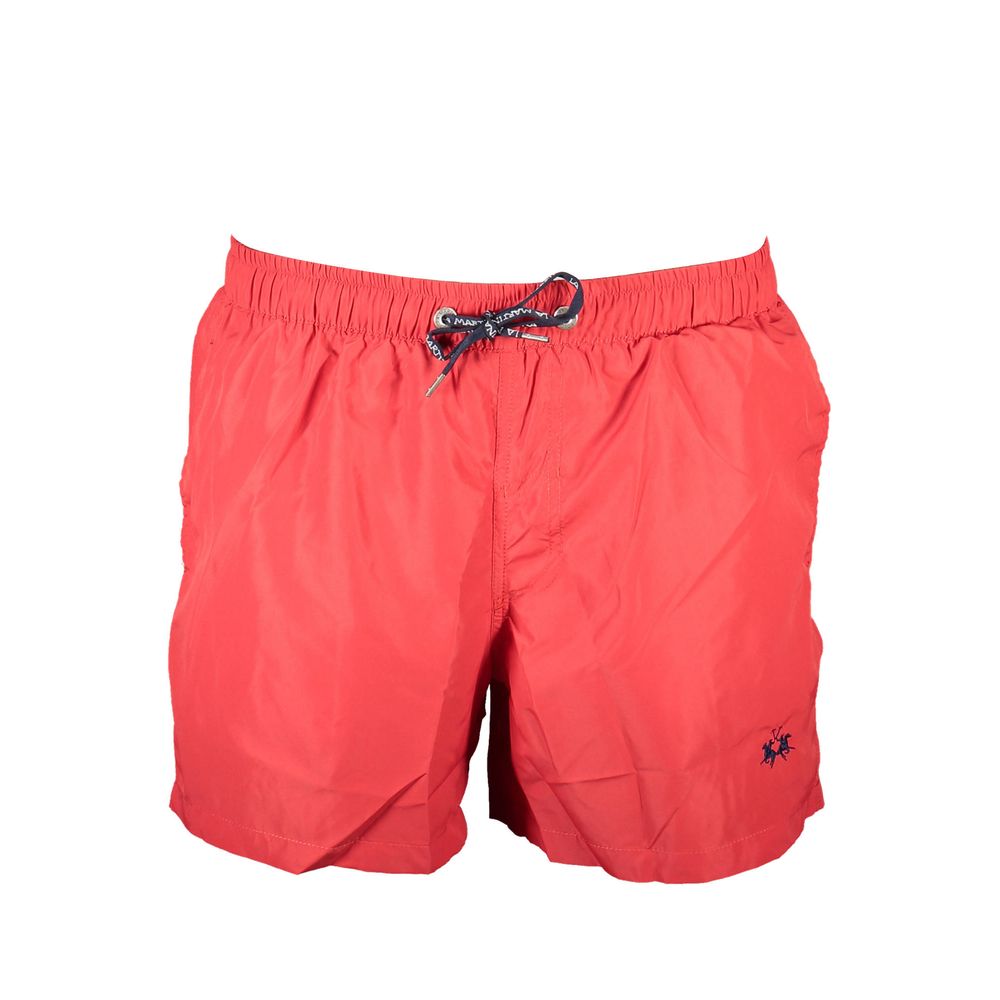 La Martina Red Polyester Swimwear