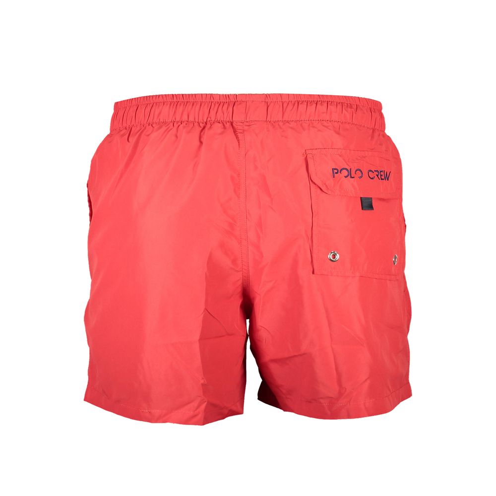 La Martina Red Polyester Swimwear