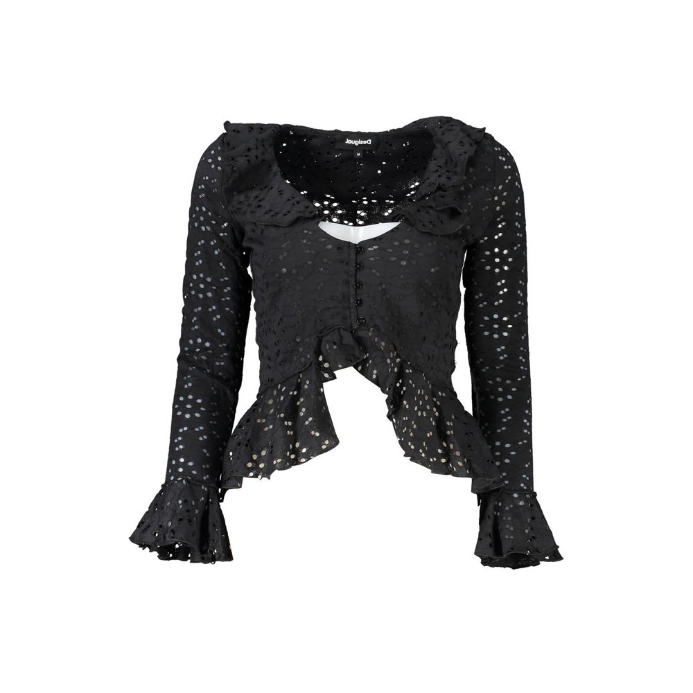 Desigual Black Cotton Shirt