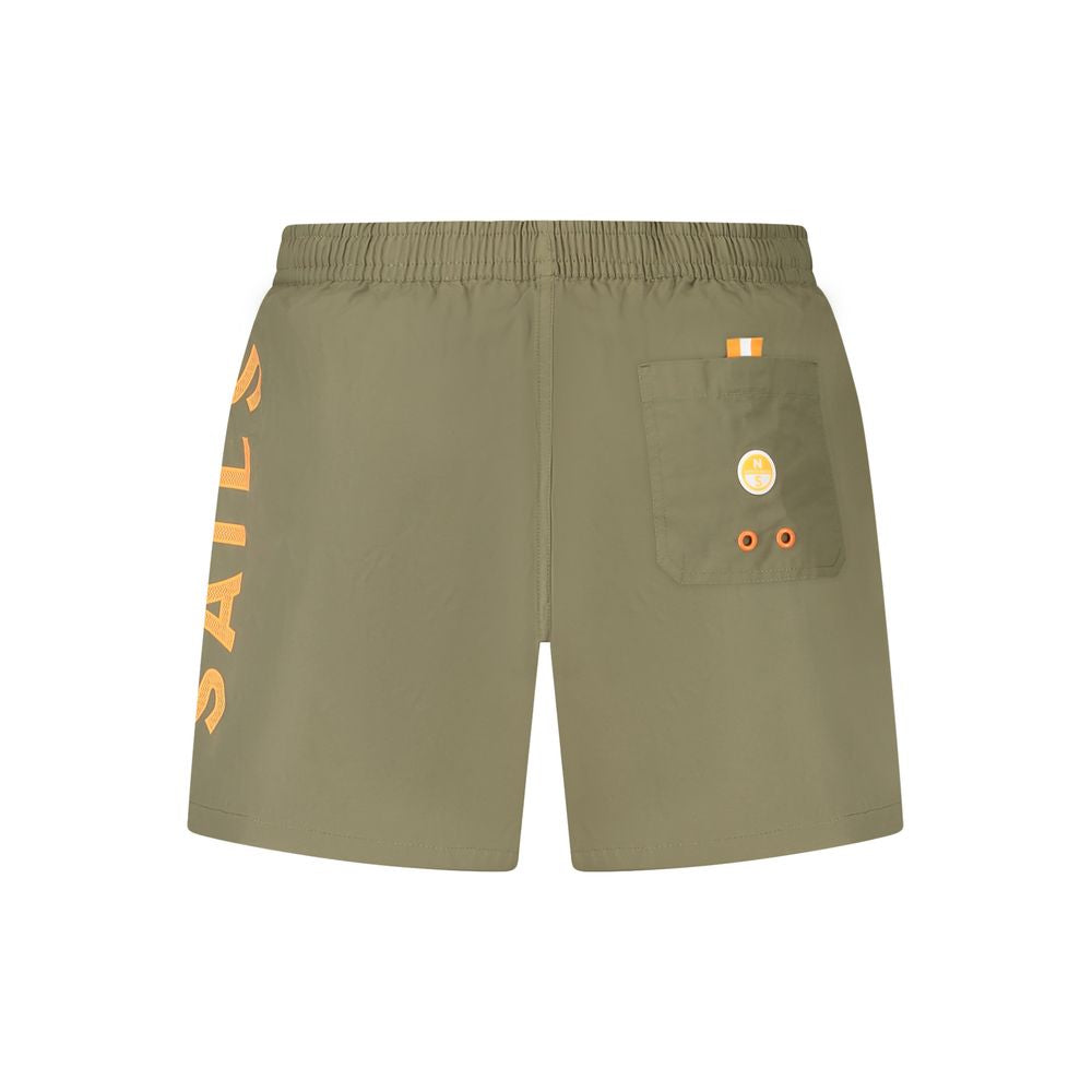 North Sails Green Cotton Swimwear