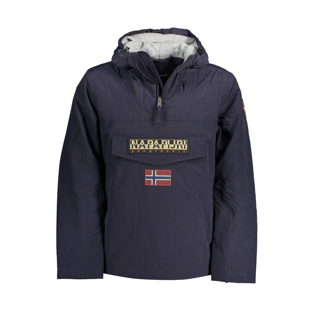 Napapijri Blue Polyamide Jackets & Coat