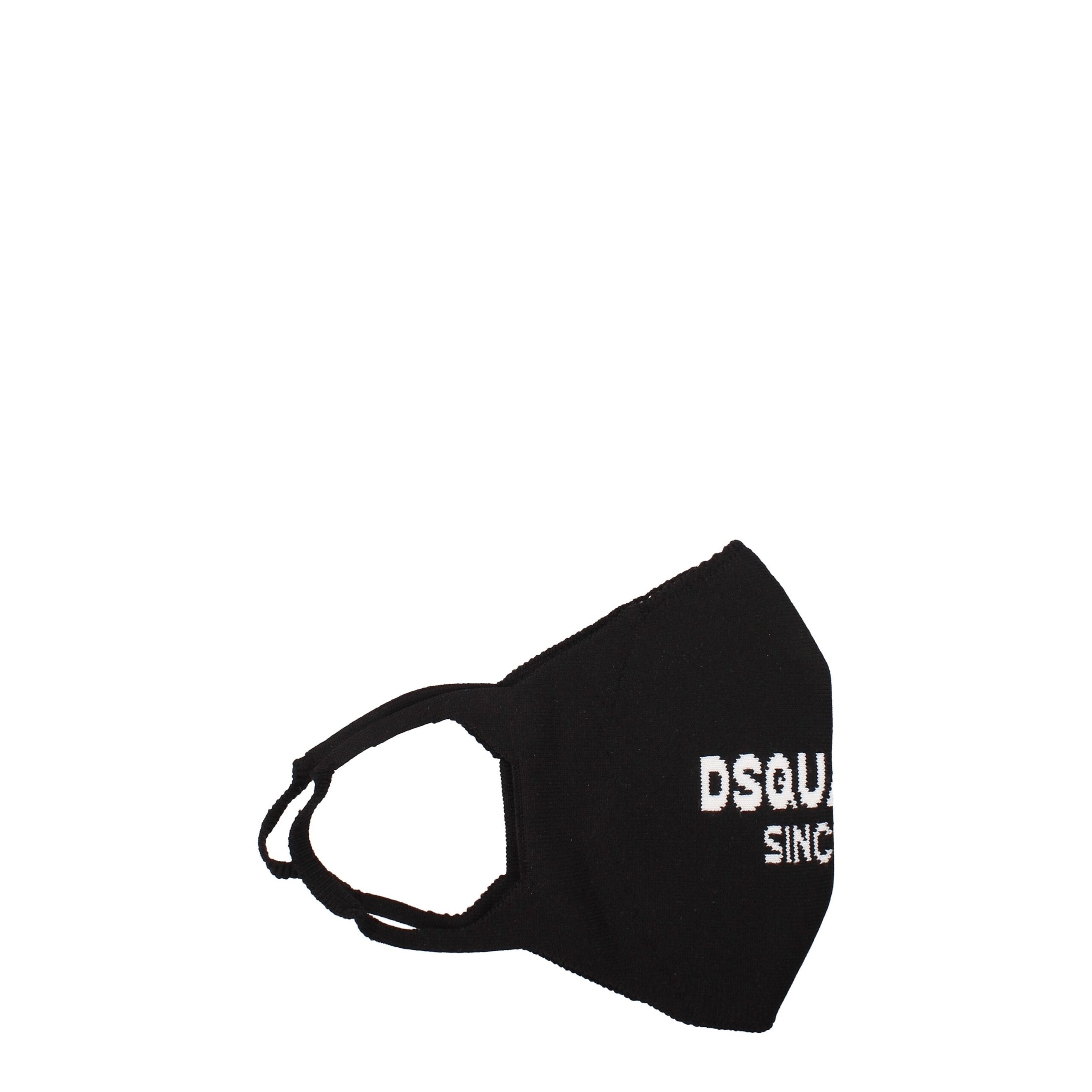 Dsquared² Black Polipropilene Facemasks