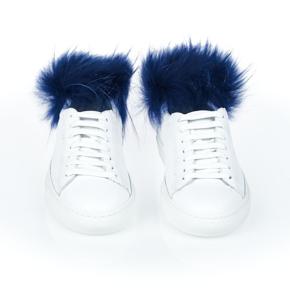 Mr&Mrs Italy White Leather Women Sneaker