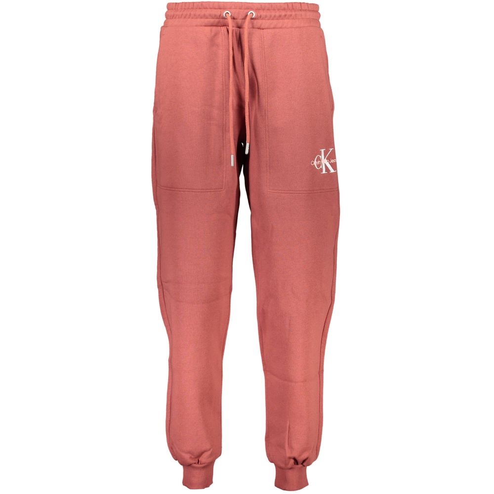 Pantalón Calvin Klein de algodón rojo